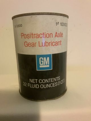 Gm Positraction Axle Gear Lubrication 32 Ounces,  1 Quart Can