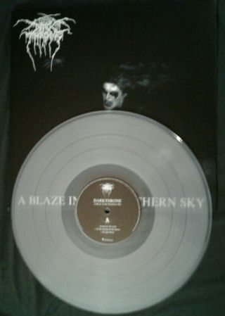 Darkthrone A Blaze In The Northern Sky Clear Vinyl Lp 2010 Press Judas Iscariot