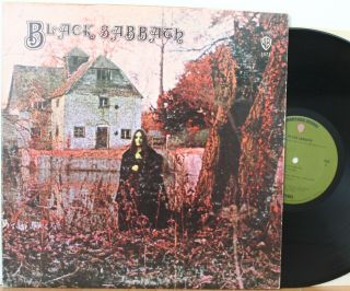 Black Sabbath Lp “self Titled” Warner Bros 1871 Orig Green Label Vg,