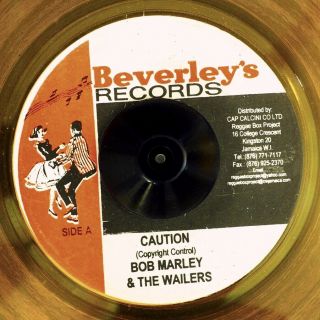 Bob Marley - Caution / Bob Marley - Stop The Train (yellow Vinyl)