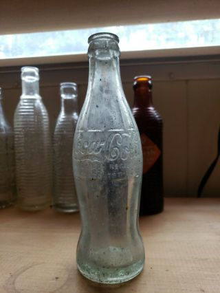 Vintage NOV.  16,  1915 Coca Cola Coke bottle from Raleigh,  NC 2