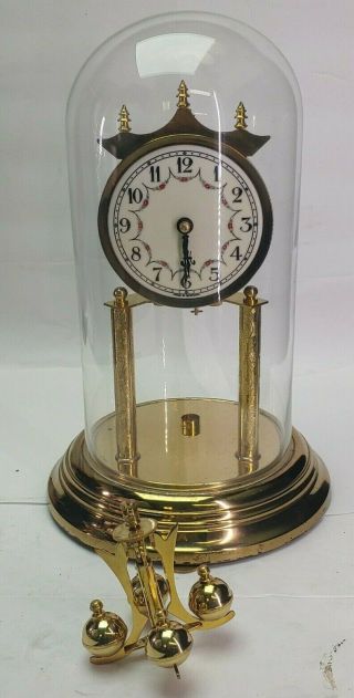 Vtg Koma Konrad Mauch Anniversary Mantel Clock Repair