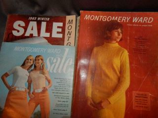 Vintage 1963 Montgomery Wards Catalogs 1967 Department Store Retail Collectibles