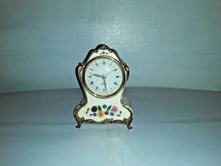 Vintage Gebr.  Staiger Mantle / Shelf Clock Germany / Switzerland 304 Night / Day