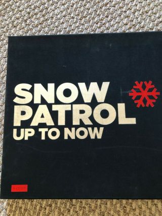 Snow Patrol " Up To Now " Box Set With 3 Vinyl Lps,  3 Dvds,  Poster,  And Booklet