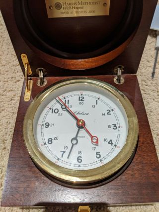 Chelsea Mariner Ships Chronometer Clock - Impressive Piece