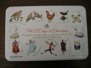 Vintage - The 12 Days Of Christmas Tin