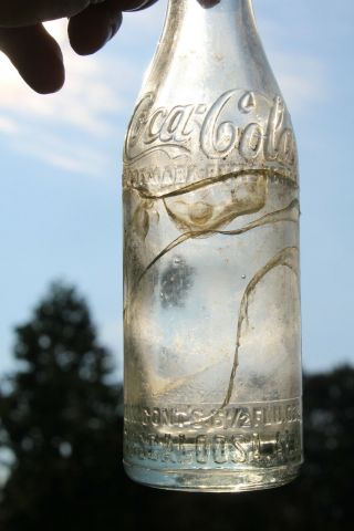 Tuscaloosa Alabama Straight Side Coca Cola Bottle Shoulder Script Ala Al Rare