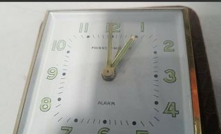 German Made Vintage 1950’s Phinney - Walker Travel Alarm Clock