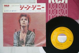 David Bowie Jiean Genie Rca Ss - 2235 Japan Vinyl 7