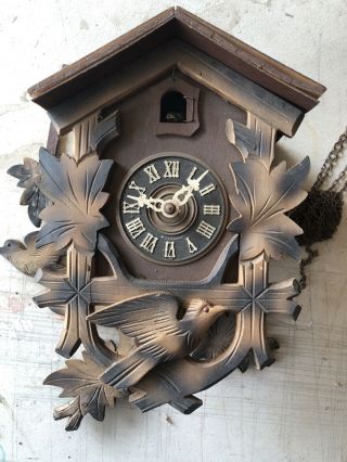 Vintage Cuckoo Clock West Germany Coo Coo