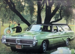 1970 Pontiac Catalina Safari Station Wagon Car Print Ad