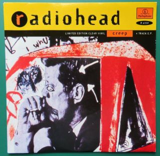 Radiohead Creep (album Version),  3 Uk 7 " 33 Ep Vinyl P/s Rs 6359 Clear Vinyl
