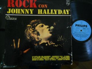 Johnny Hallyday Lp Rock Con Argentina Id 18931 Skips On Track A2 Rest Ok 1973 A