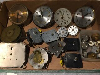 23 Electric Clock Motors,  Parts Mastercraft Hammond Spartus Telechron Lux