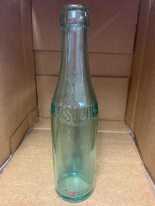 Straight Sided Pepsi:cola Bottling Co Embossed Soda Bottle Charlotte,  Nc