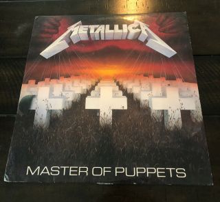 Metallica - Master Of Puppets - 1986 Vinyl 12  Lp.  / Hard Rock Thrash Metal