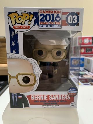Funko Pop The Vote Bernie Sanders 2016 Road To The White House Senator 03