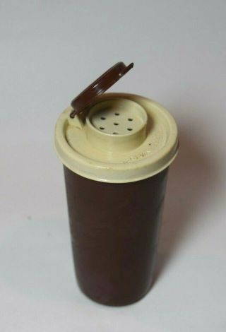 Vintage Tupperware Brown/almond Salt & Pepper Shaker Replacement 1329