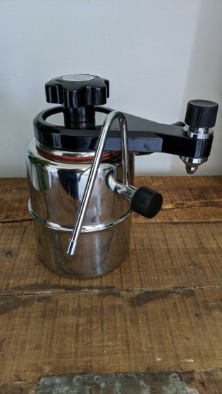 Vintage Stovetop Coffee Espresso Maker With Steamwand