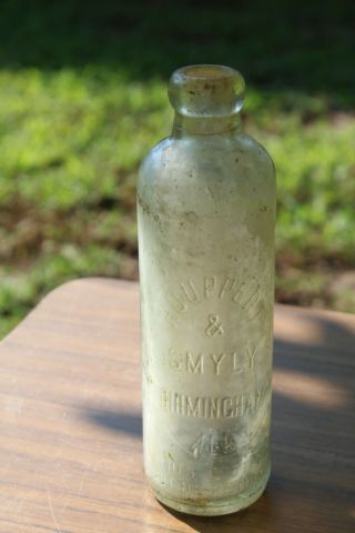 Birmingham Alabama Houppert & Smyly Hutchinson Bottle Hutch Rare Ala AL DOC 99 2