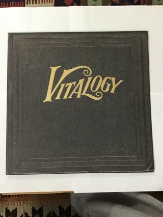 Vitalogy Lp By Pearl Jam (vinyl,  1994,  Epic Usa) E - 66900