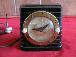 Telechron 8HA61 Switch Alarm Art Deco Bakelite Clock NOT PARTS 2