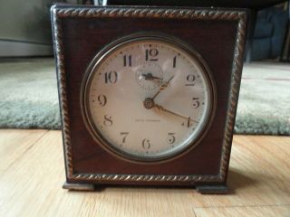 Vintage Seth Thomas Usa Severn Wind Up Alarm Clock In Running