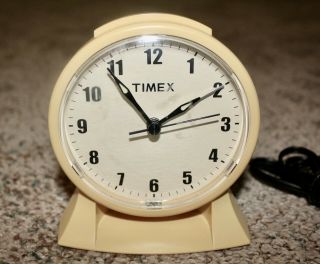 Vintage Timex Alarm Clock Model 36047