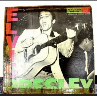 Rare Orig’56 Elvis Presley 1st Press Vinyl Rca Lpm - 1254 Long Play Fast
