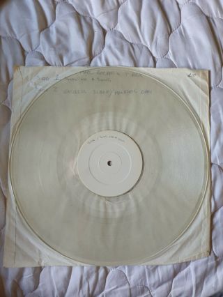 Marc Bolan Sing Me A Song 1981 Uk Test Pressing 12 " Clear Vinyl