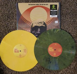 Day Of The Dead Soundtrack 2 Lp Green Yellow Swirl Vinyl Waxwork Records Ost
