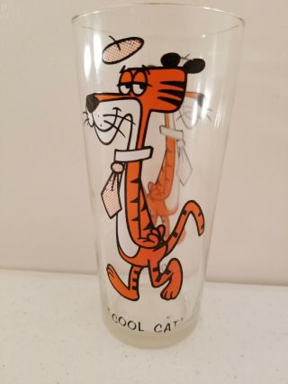 COOL CAT Pepsi Glass Warner Brothers Collector Series 1973 2