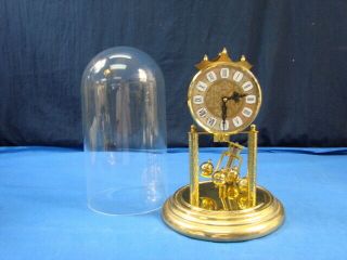 Vtg S.  Haller Simonswald Anniversary Mantle Clock