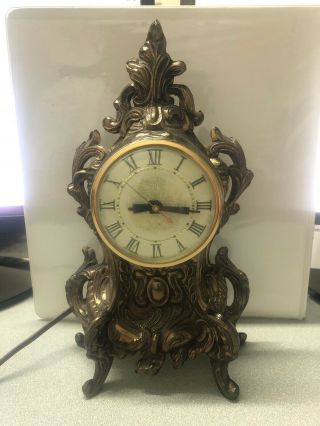 Vintage 1950’s Lanshire Metal Electric Clock