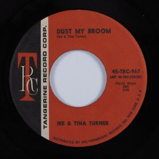 Northern Soul 45 Ike & Tina Turner Dust My Broom Tangerine Vg,  Hear
