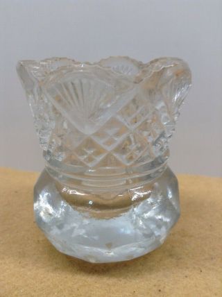 Vintage Glass Toothpick Holder -