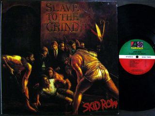Skid Row - Slave To The Grind [1991 Korea Orig 1st Vinyl] Ex W/insert No Barcode
