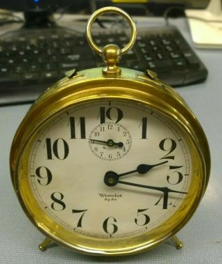 Westclox Big Ben Peg Leg Alarm Clock Lasalle Illinois - Watchmaker Repair