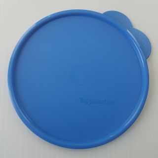 Tupperware Seal Lid Blue 2541d - 6 Butterfly Tab 