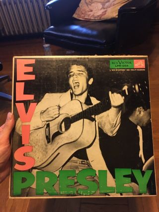 Elvis Presley S/t Self Titled Rca Victor Lpm - 1254 Debut Lp Rockabilly Rocknroll