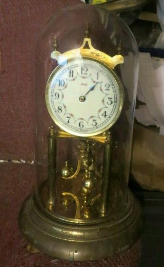 Vintage Kenninger & Obergfell Kundo 400 Day Anniversary Clock Parts Repair