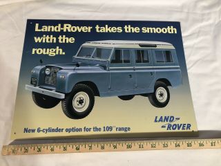 Land Rover Stamped Metal Sign - Series Iia 109 