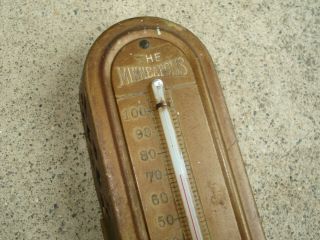 Vintage THE MINNEAPOLIS Thermometer TYCOS Cover Brass Thermostat ? 3