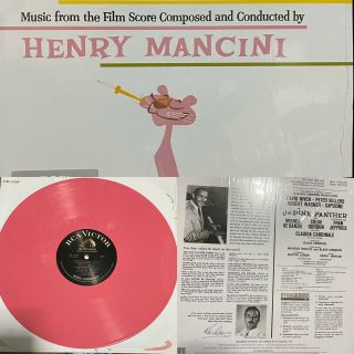 The Pink Panther Film Score Soundtrack By Henry Mancini Pink Colored Vinyl 50th
