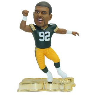 Reggie White (green Bay Packers) Nfl 100 Gold Exclusive Bobblehead /100