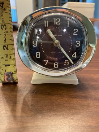 Vintage Mid Century Westclox Baby Ben Alarm Clock Wind Up