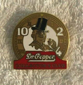 Vintage Dr Pepper Collectors Club Membership Enamel Pin