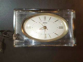 Vintage Sunbeam Electric Alarm Clock With Alarm Model B008