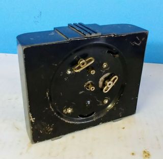 Vintage Art Deco Gilbert Painted Metal Case Alarm Clock 2